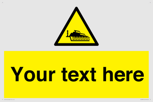 Custom warning grounding cruiser on lock cill